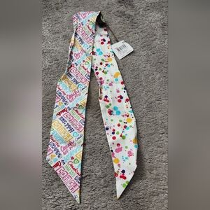 Coach Poppy New With Tag Hair Tie Scarf